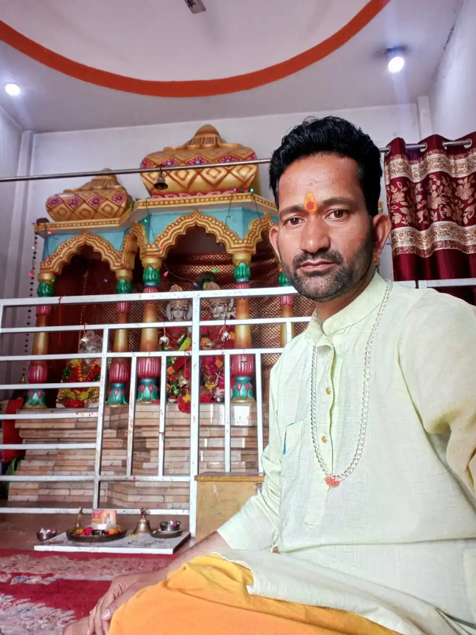 Vedic astrology consultation and ritual preparation