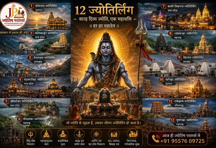 12 ज्योतिर्लिंग मंदिर भारत